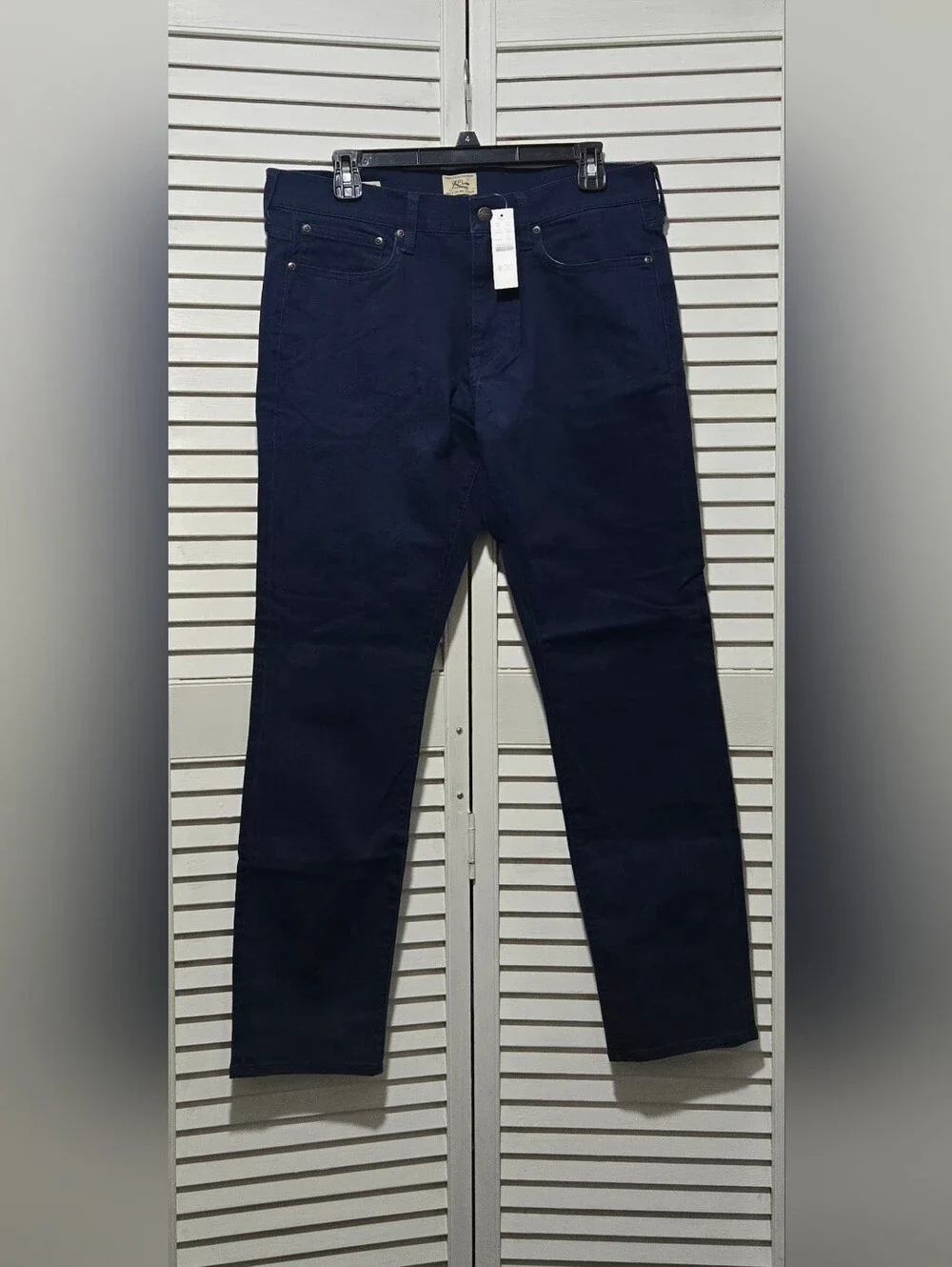 Nwt J. Crew 484 Slim-fit Bergen Five-pocket Pant in Blue size 33/30